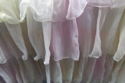 Robe de mariés à volants - Atelier la Colombe
